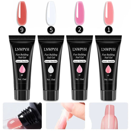 Poly Gel Nail Kit UV LED / Kit Gel Ongles UV LED
