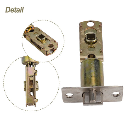 Stainless Steel Internal Bathroom Privacy Door Lock Passage Latch Lock Body Lock Core Lockcase Repair Fittings