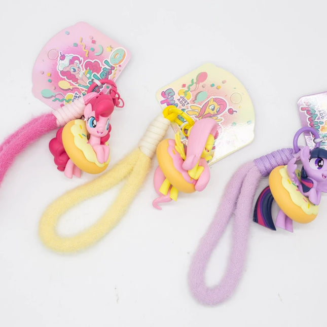 My Little Pony Trendy Blind Box Toys Cartoon Figure Fluttershy Twilight Sparkle Pinkie Pie Donut Bag Doll Pendant Gifts Toys