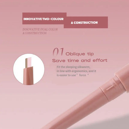 Dual-Tone Under-Eye Matte Highlighting Shadow Pencil Nude Beige Brown Brightening Cream Lying Silkworm Eyeliner Aegyo sal Pen