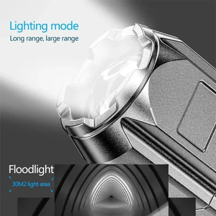 Powerful LED Flashlight USB Rechargeable Torch Waterproof Zoomable Lamp Outdoor Fishing Camping High Lumen Tactical Flashlight