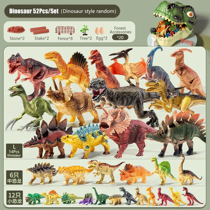 Simulation Dinosaur Toy for Boy Jurassic Models Children Action Figures PVC Tyrannosaurus  World Animals Park Kids 3 Years Gift