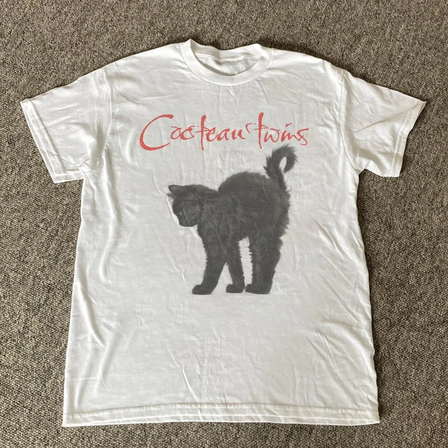 Cocteau Twins Shirt Cocteau Twins Band White Unisex T-shirt Men Women Summer Short Sleeve Crew Neck Cotton Tee