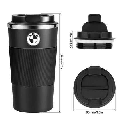 NEW Stainless Steel Coffee Thermos Mug Car Vacuum Flask Travel Thermal Cup For BMW X1 X3 X4 X5 X6 X7 F10 F20 F30 G20 G30 E46 E60