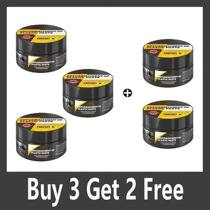 automotive plastic repair agent-interior and exterior plastic polishing wax, scratch repair anti-aging cream, suitable for tires
