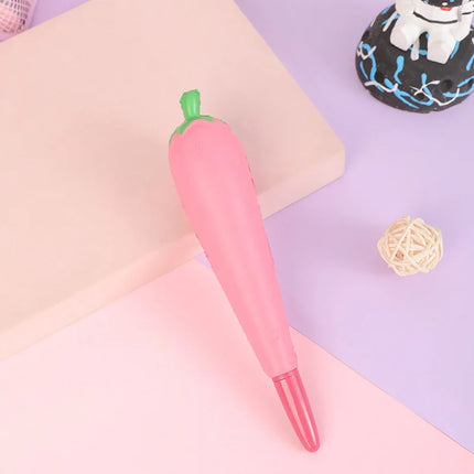 Squishy and Cute Kawaii Pen Kawaii Accessories Cute Girl Pens Animal Fruit Shaped Stress Relief Pens Cute School Supplies