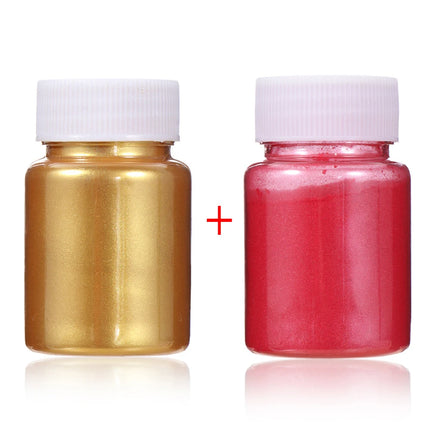 15g/Bottle Gold And Silver Dye Glitter Powder Mousse Cake Macaron Chocolate Confectionery Pastry Baking Cake Decoration