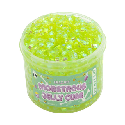 2.37oz Crystal Slime - Glitter Plastic Beads DIY Slime Set Crunchy Super Soft Non-Sticky Mud for Kids Ideal Birthday Party Favor