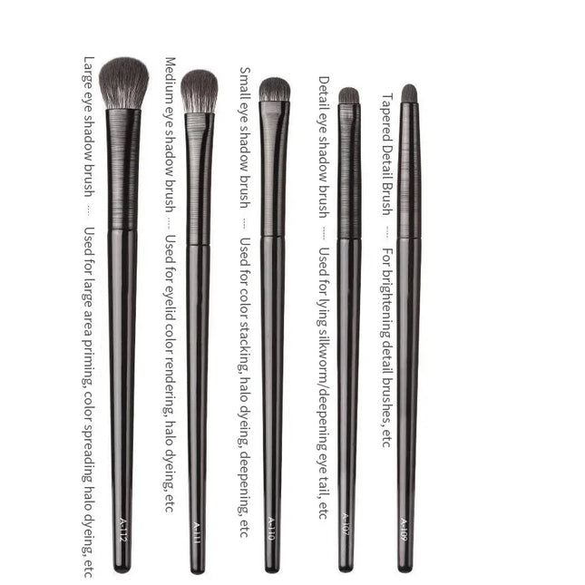5/6PCS Professional Eyeshadow Brush Set Soft Contouring Eyeliner Eyebrow Makeup Brushes for Women Cosmetic Beauty Tools Kit