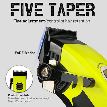 Professional Hair Clipper DKBAG 7500RPM External Rotor Brushless Motor Barber DLC Echo Blade Base Charger Hair Trimmer for Man