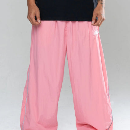 2026 Summer Inaka Power New Men's and Women's Iconic Running Oversized Loose Casual Street Y2K Casual Pink Sportswear Pants