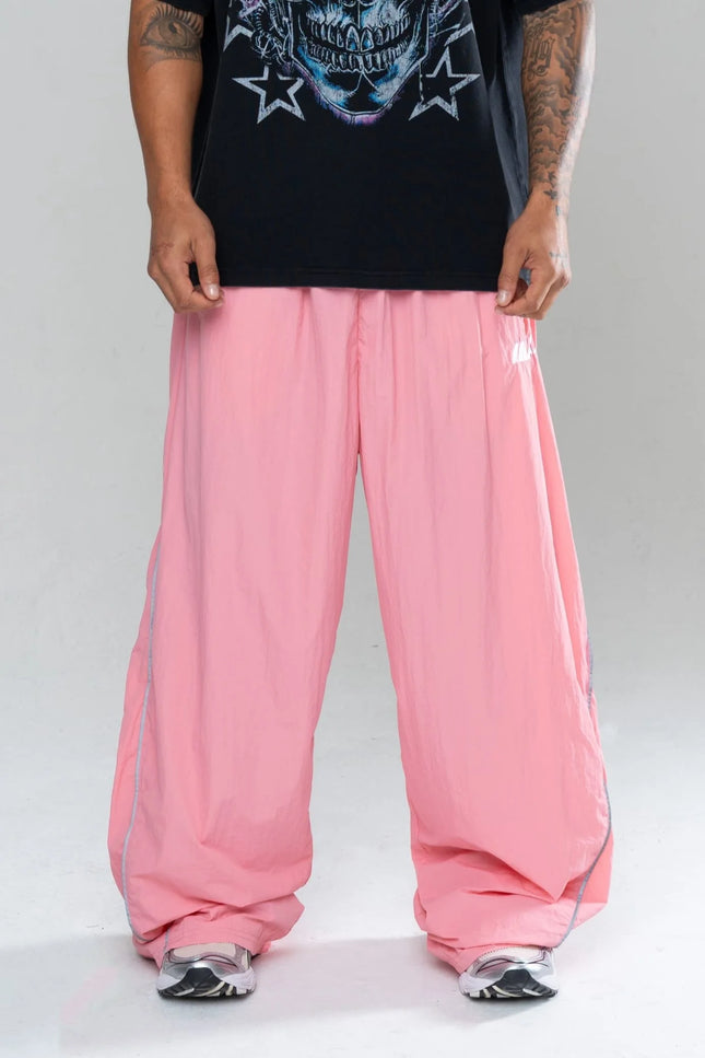 2026 Summer Inaka Power New Men's and Women's Iconic Running Oversized Loose Casual Street Y2K Casual Pink Sportswear Pants