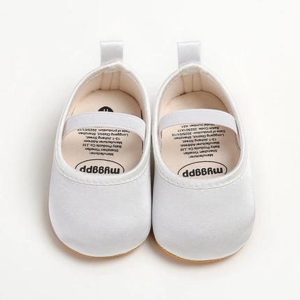 NEW Infant Baby Girls Mary Jane Princess Wedding Dress Shoes Toddler Crib Shoes Versatile baby princess shoes