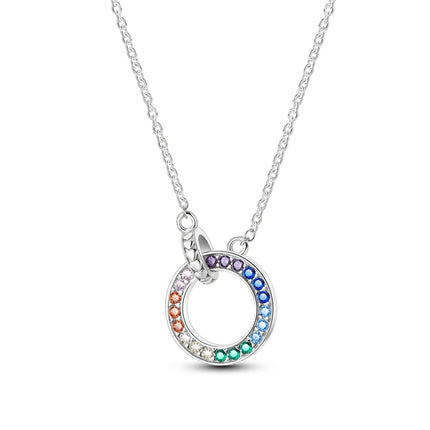 925 Sterling Silver Necklace Dreamcatcher Painting Plate Butterfly Necklace Fit Original Charms Fine Jewelry DIY Women Fashion