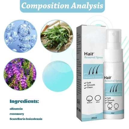 Hair removal spray powerful hair part healthy painless hair removal growth inhibitor male and female body care Korean products