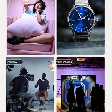 LED Photo Studio Light Video Studio Light With Dimmable for Game Live Video Lighting Portable Video Recording Photography Lamp