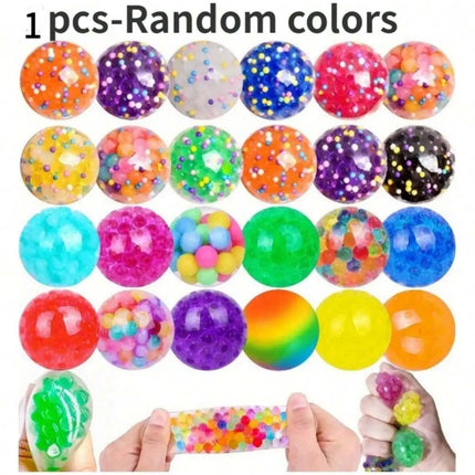 Sensory Stress Balls for Adults and Kids Fidget Squishy Toys 10-Pack,Sensory Toy for Kids with Autism,Stress Relief Ball 3.5cm