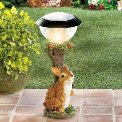 Solar Lamp for Cat and Dog, Dog, Rabbit Creativity, StatueWindow Animal LightDecoration Climbing Decor, Garden, Home Room, S0E5