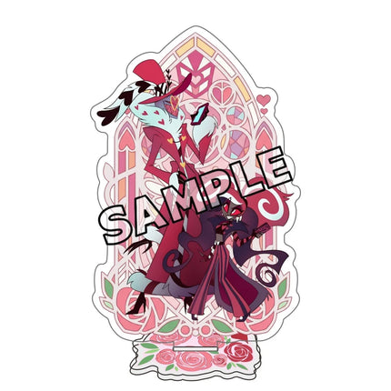 15CM Acrylic Standee Alastor Alastor Vox Anime Peripheral Desktop Ornament Decoration Valentine's Day Gift key chain