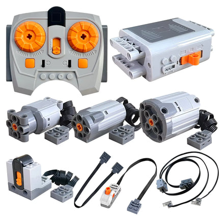 MOC Power Functions Enhanced Version M L XL Servo Red Motor Technical Part Building Block Toy Accessories Compatible with Brand