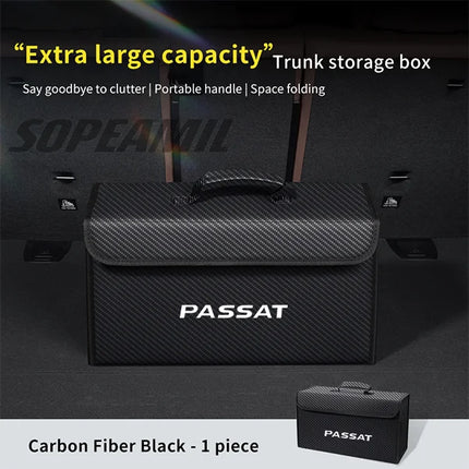 Volkswagen GTI Golf Arteon Tiguan Touareg Passat Polo Scirocco Jeeta CC Polo Car Trunk Storage Box Foldable Stowing Tidying Bag