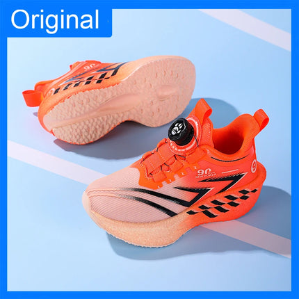 Children Sneakers Spring Soft Sole Rebound Anti Slip Student Competition Training Shoes Casual Professional Running Shoes