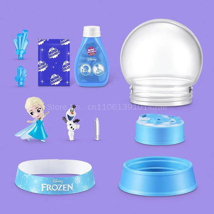 ZURU Mini Brands Create Disney DIY Blind Box Surprise Ball Miniature Toys Capsule Collectibles Snow Globe Style Unboxing Toy
