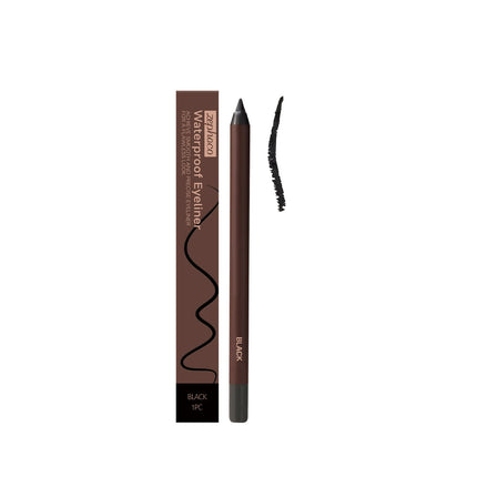 Waterproof Eyeliner Pen Colorfast Long Lasting Anti Smudge Quick Drying Sweat Resistant Smooth Portable Eye Liner Pen Eye Makeup