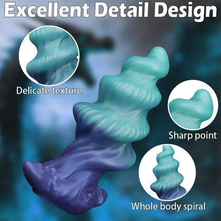 Monster Dildo Anal Plug Spiral Sex Toy Butt for Men Prostate Massager Anal Penetration Dilation Masturbator G-point Stimulate 18