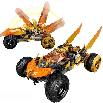 606pcs Thunder Raider Mechanical Warrior Robot Mecha Building Blocks Model Toys for Kids Adult Gift