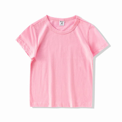 Autumn Spring Cotton Children T-shirt Boys Girls Tees Long Sleeve White Shirt Kids Tops Baby Clothes Solid Black Blue Yellow