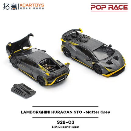 XCARTOYS POP RACE 1/64 Mercedes Lambocini Ramo Yaris Aston Martin Nissan Honda Cars Alloy Toys Diecast Model Kids Toys Boys