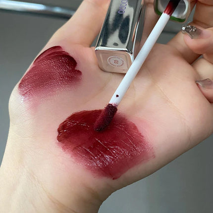 Silver Tube Five-color Clear Water Gloss Lip Gloss Moisturizing Mirror Crystal Jelly Lip Glaze Watery Texture Lip Tint Makeup