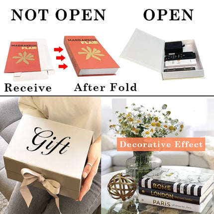 Van Gogh Monet Fake Book Painting Decorative Books Storage Box Sunflower Water Lily Coffee Table Books Home Decor Shooting Props