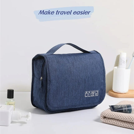 Foldable Toiletry Bag Organizer Hanging Storage Bathroom Makeup Case Cosmetic Bag Travel For Travel Business