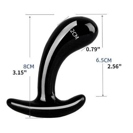Unisex TPE Thumb Anal Butt Plug 3-Piece Set Prostate Massage Insert G-Spot Wearable Stimulation Sex Toy for Adults Men Women
