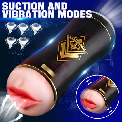 Automatic Male Sucking Mastubator Vibration Blowjob Machine Masturbation Cup Sex Toys Adult Goods for Men Masturbate Supplies