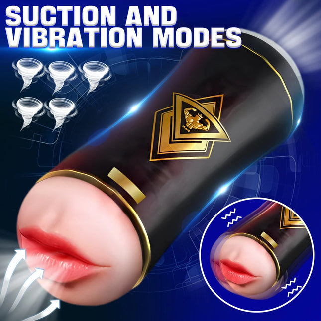Automatic Male Sucking Masturbator Vibrating Blowjob Machine Masturbation Cup Sex Toys Adult Goods for Men Masturbate Supplies