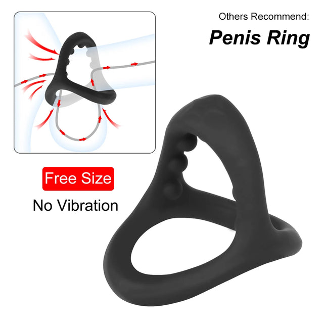 Bluetooth Cockring Vibrators For Men Penis Ring Cock Strapon Lock Medical Delay Exerciser Women Clit Anal Stimulator Sex Toys 18