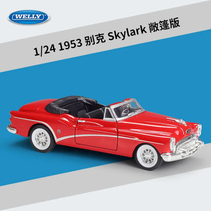 WELLY 1:24 Buick Skylark 1953 Alloy Car Diecasts & Toy Vehicles Car Model Miniature Scale Model Car Toy For Children