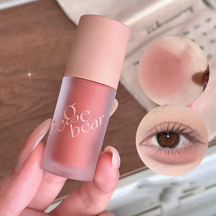 Gege Bear Smooth Multi-purpose Cream Expansion Color Blush Not Easy to Fade Nude Matte Velvet Lip Glaze