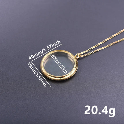High Fashion Twist Locket Pendant Necklaces For Women Men Jewelry Memory Photo Floating Charm DIY Stainless Steel Lockets Gift