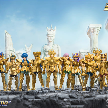 BLOKEES Gold Saint Stars Series Wave1- 4 Blind Box | Saint Seiya Licensed Action Figure Set for Anime Collection & Gift