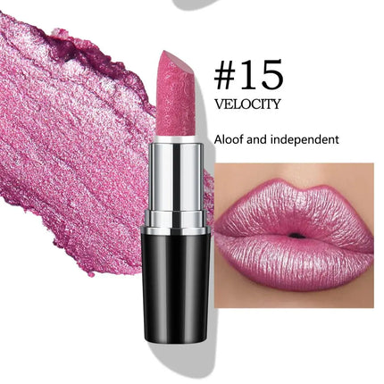 Makeup non-fading non-stick cup lipstick pearlescent moisturizing lipstick pearlescent moisturizing lipstick  COLOR:15