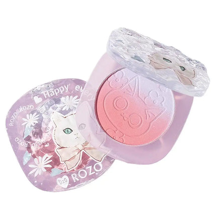 Powder Blusher Soft Matte Fog Cheek Blush Long Lasting Pigmented Natural Velvet Trending Aesthetic Blusher Cosmetics