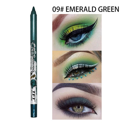 Pearlescent Matte Long-lasting Eye Liner Pencil Waterproof High Pigment Smooth Eyeliner Gel Pencil Women Eye Makeup Cosmetic