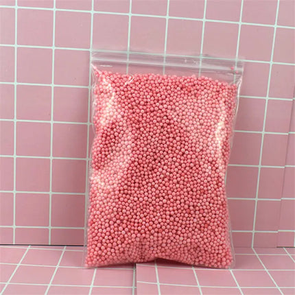1pack Polystyrene Styrofoam Balls Bottle DIY Snow Mud Particles Accessories Slime Balls Small Tiny Foam Beads For Foam Filler