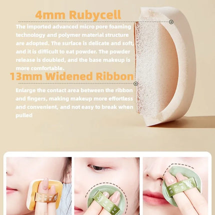 10PCS Super Thick Cosmetics Puff Large Size Concealer Foundation Sponge Cushions Wet Dry Use Face Beauty Makeup Puffs Tools XL