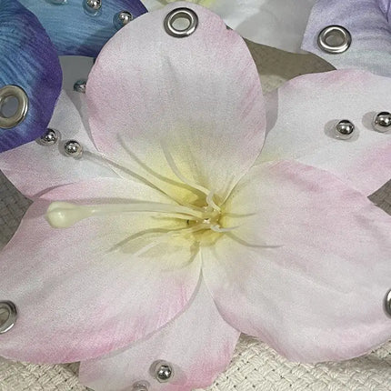 Exquisite Phalaenopsis Orchid Lily Keychain Creative Simulation Flower Bag Pendant Fashion Backpack Decoration Accessories Gifts
