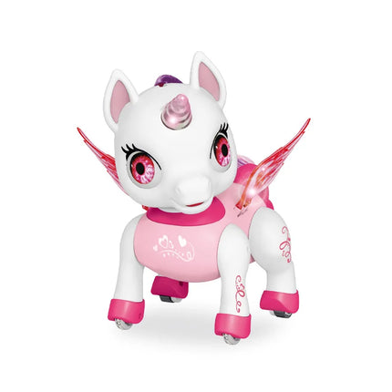 Exquisite Pets RC Interactive Unicorn Puppy Toys 2.4GHz Rechargeable Dancing Light Sound For Kids Toddlers
